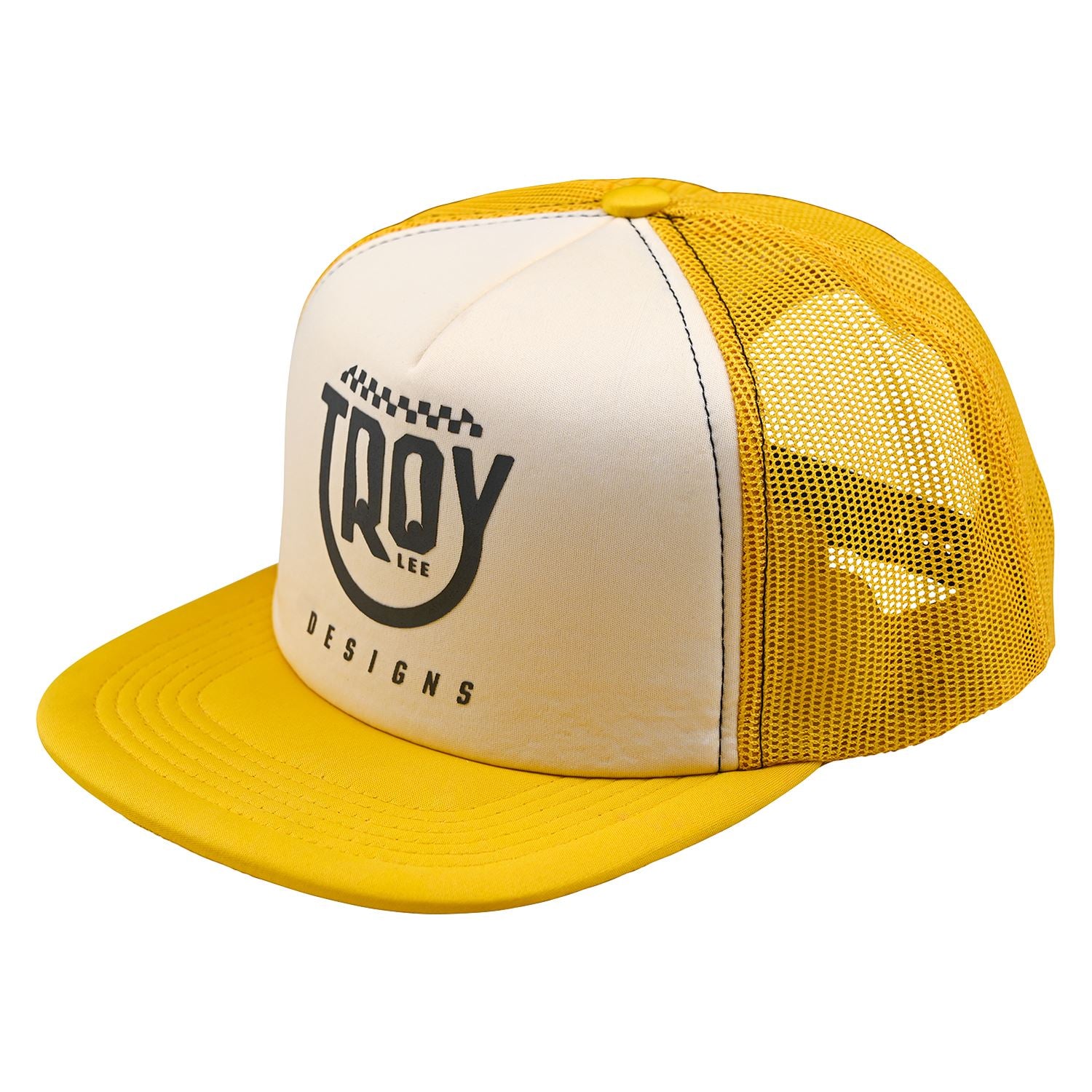 Troy Lee Designs Spring 2025 MX Smiley Trucker Snapback Cap Golden